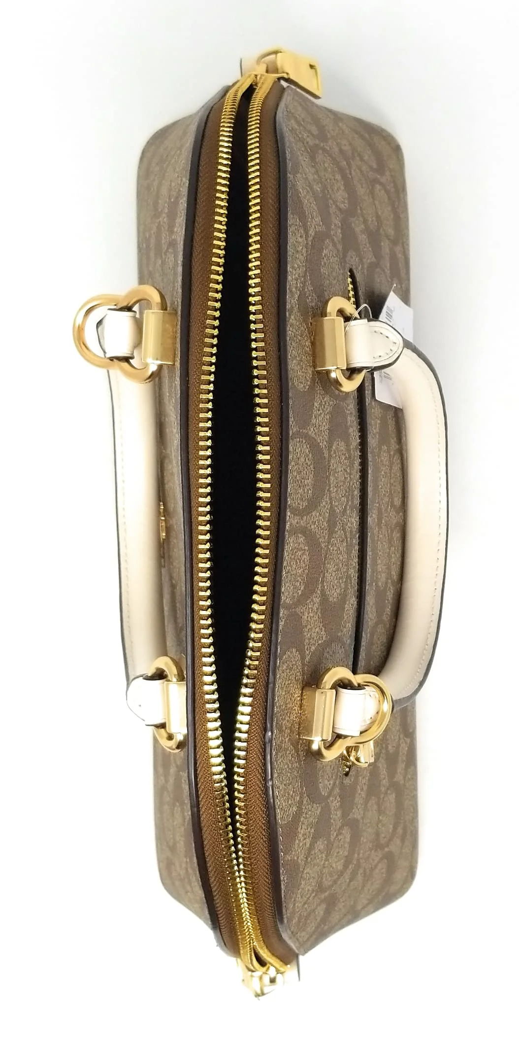 Coach Women's Katy Satchel in Signature Canvas (Khaki Multi)