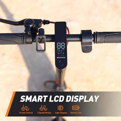 Electric Scooter, 500W/350W Powerful Motor, 22/18 MPH Top Speed, 23/21 Miles Long Range, 10"/8.5" Pneumatic Tires, Smart App
