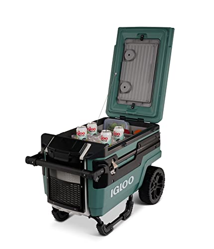 Igloo Trailmate Journey 70Qt Wheeled Cooler, Insulated Hard Shell Ice Chest