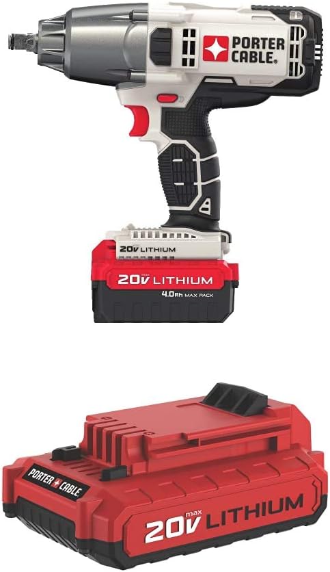 PORTER-CABLE 20V MAX Impact Wrench, 1/2-Inch (PCC740LA)