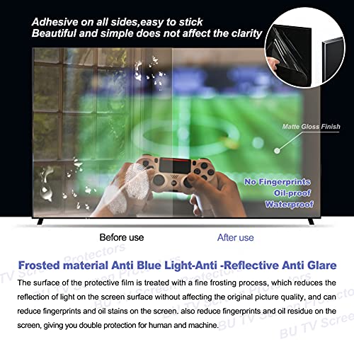 Anti Glare Matte Filter for 50"52"55"58"65"75"TV, for Sharp, Sony, Samsung, Hisense
