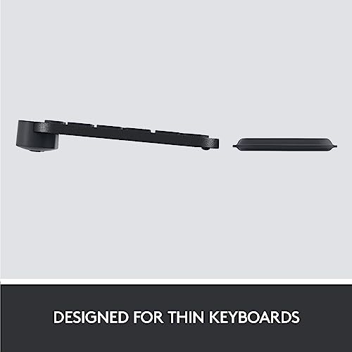 Logitech MX Keys S Combo - Performance Wireless Keyboard and Mouse with Palm Rest, Customizable Illumination, Fast Scrolling, Bluetooth, USB C