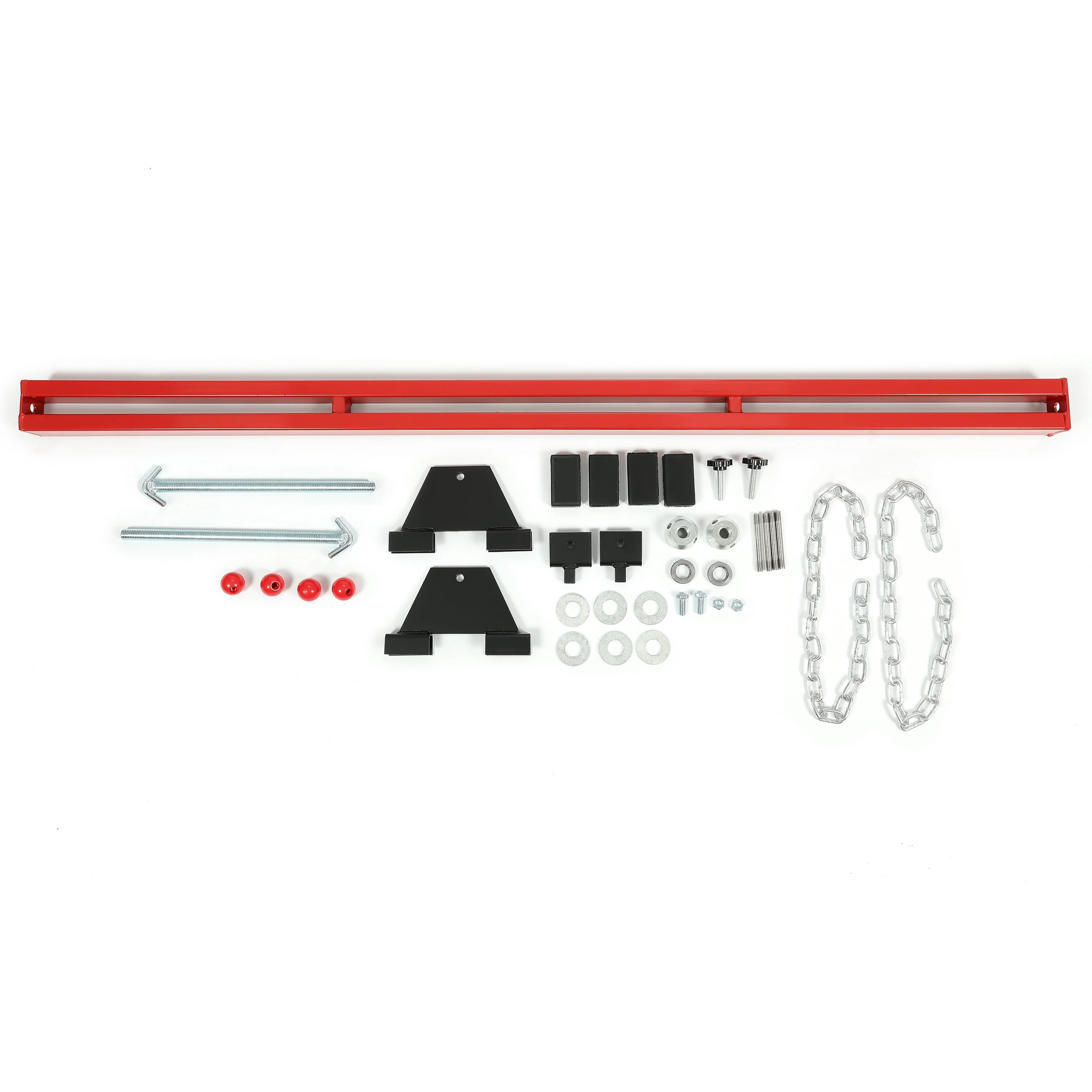 Kojem 1100 Lbs Transverse  Engine Support Bar for Motor Transmission w/ 2 Points Lift Holder and Dual Hooks