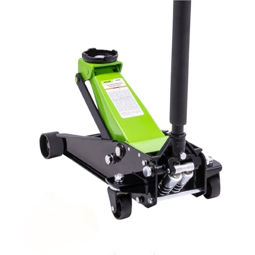 ARCAN Tools 3-Ton Quick Rise Aluminum Floor Jack with Dual Pump Pistons & Reinforced Lifting Arm (A20018_A20019)