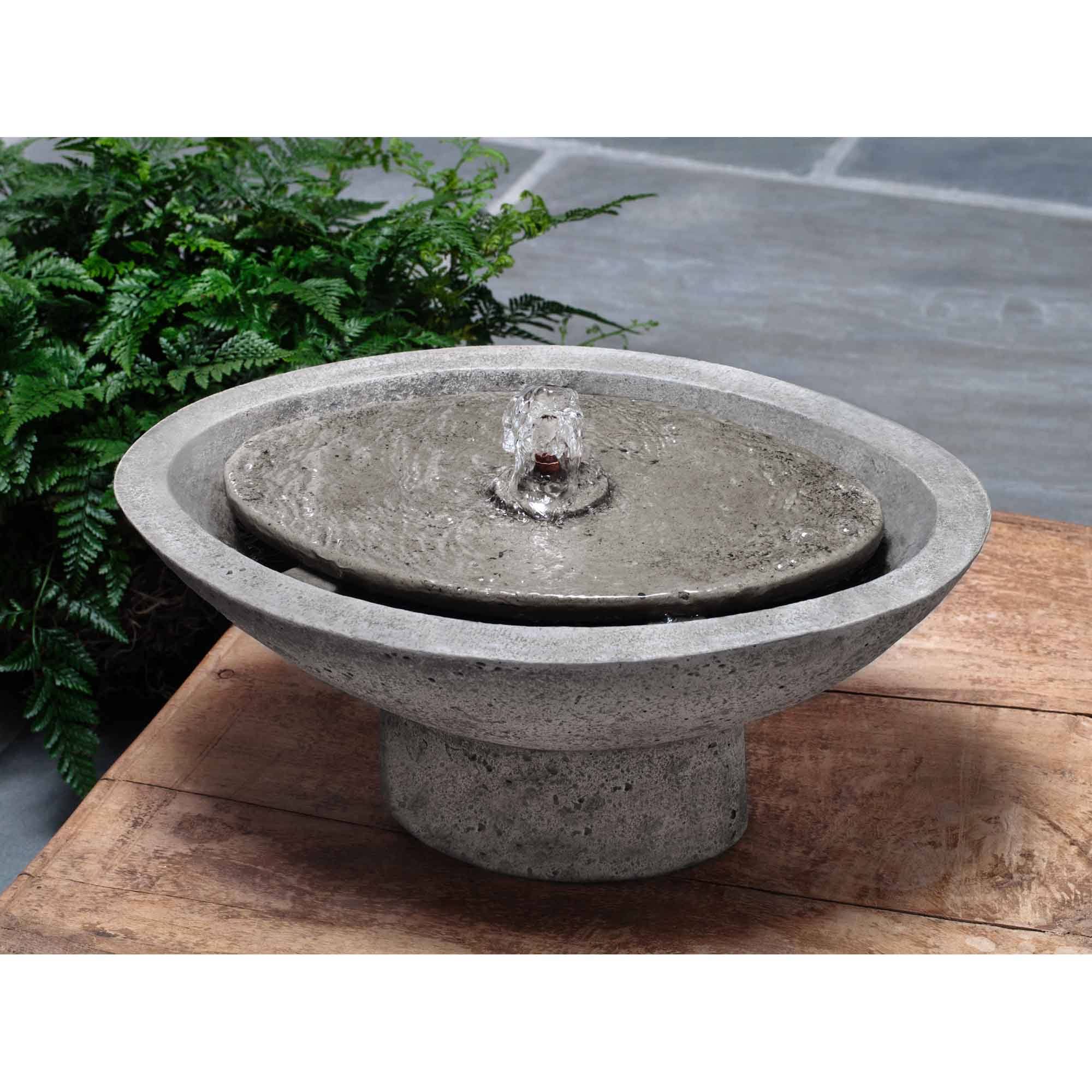 Campania International Zen Alpine Stone Oval Fountain