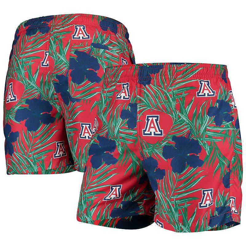 Men&s Red Arizona Wildcats Swimming Trunks