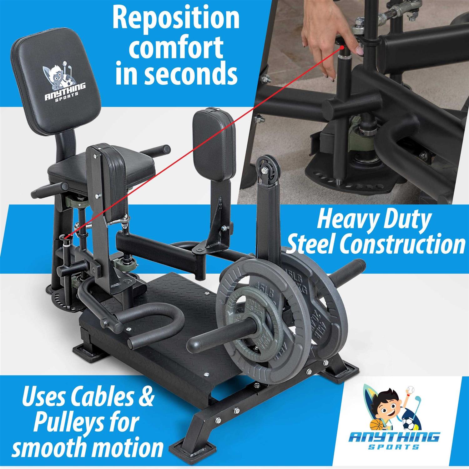 ANYTHING SPORTS Hip Abductor - Sports Supplies Online Store