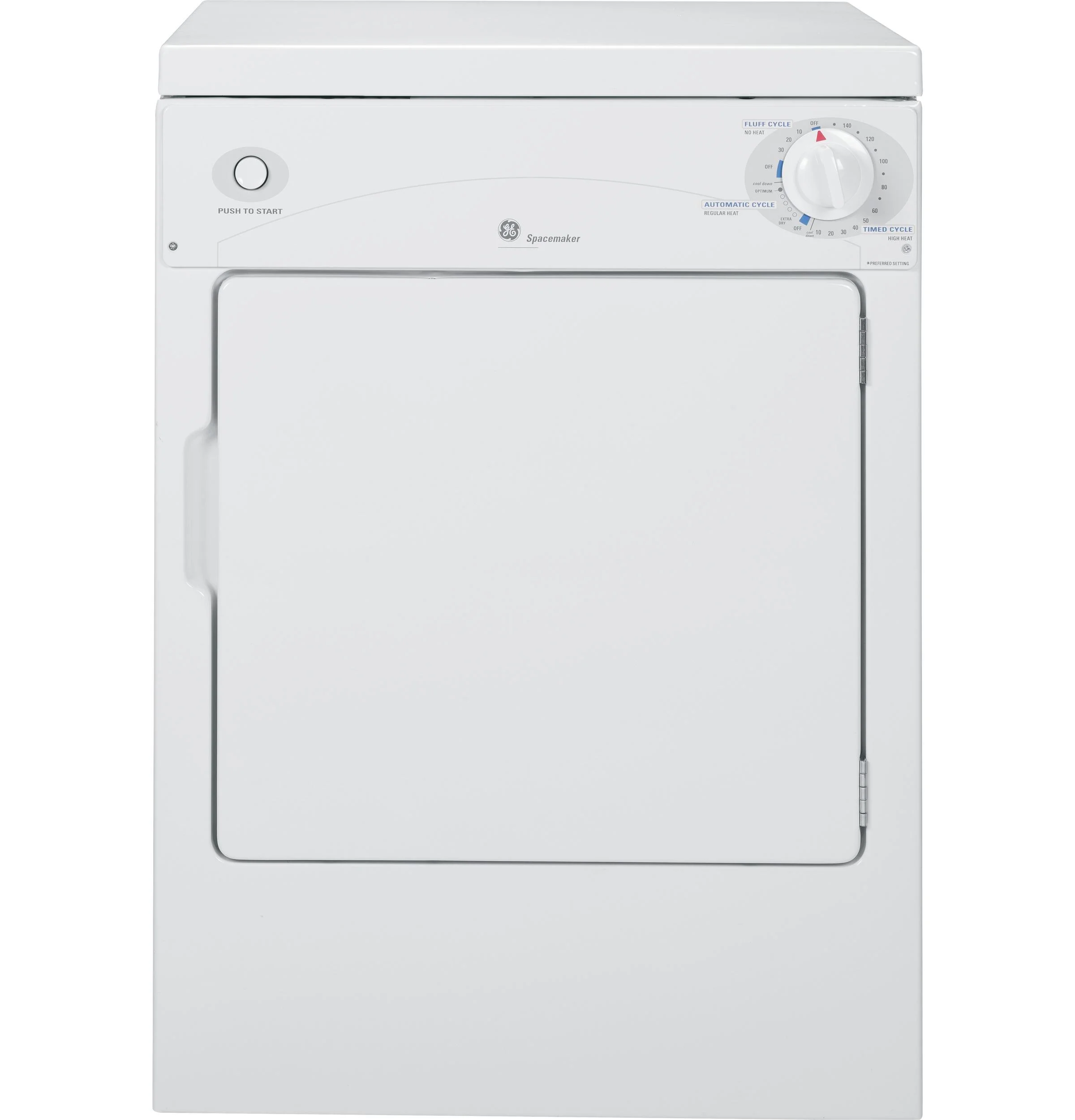 GE APPLIANCES DSKP333ECWW  PORTABLE DRYER White