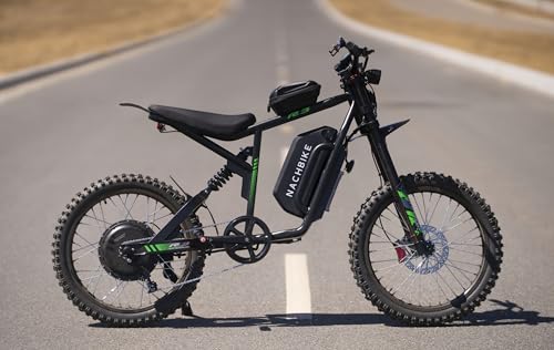 50MPH/40MPH Electric Bike for Adults, 4000W/6000W Electric Dirt Bike with 60V25Ah Battery, Max 50Miles, Dual Hydraulic Brake