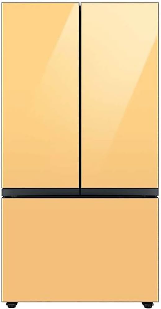 SAMSUNG Bespoke 3-Door French Door Refrigerator Panel - Bottom Panel - Sunrise Yellow Glass