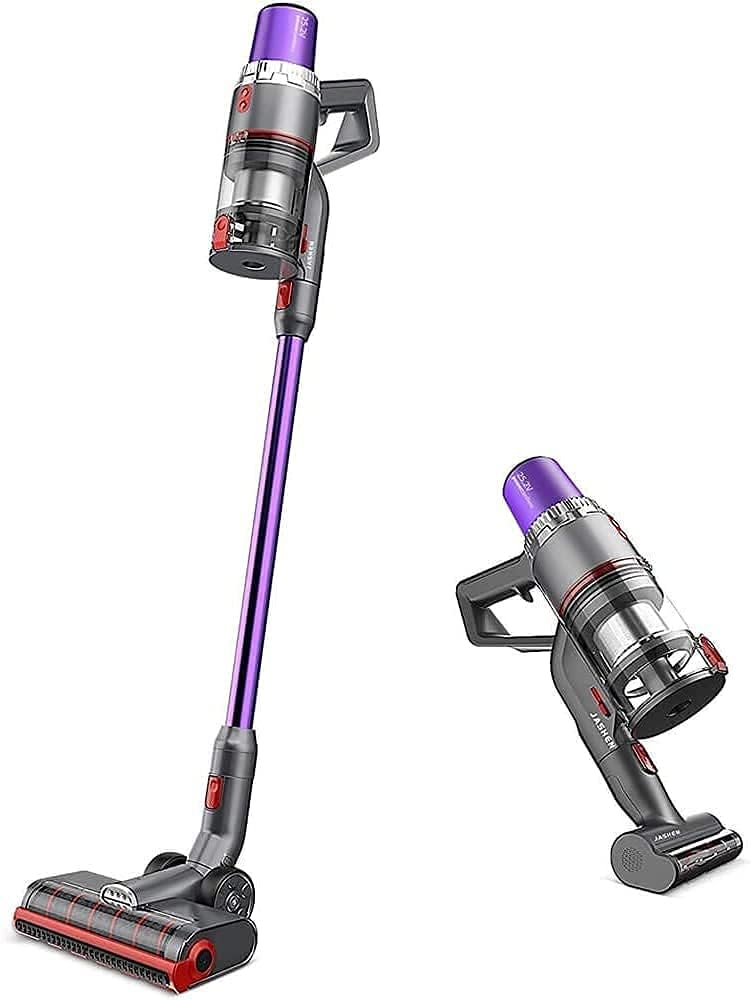 JASHEN V16 Cordless Vacuum Cleaner, Lightweight Stick Vacuum Cleaner, 350W Suction, 4-in-1 Cordless Vac, for Hard Floor, Tile, Laminate, Carpet