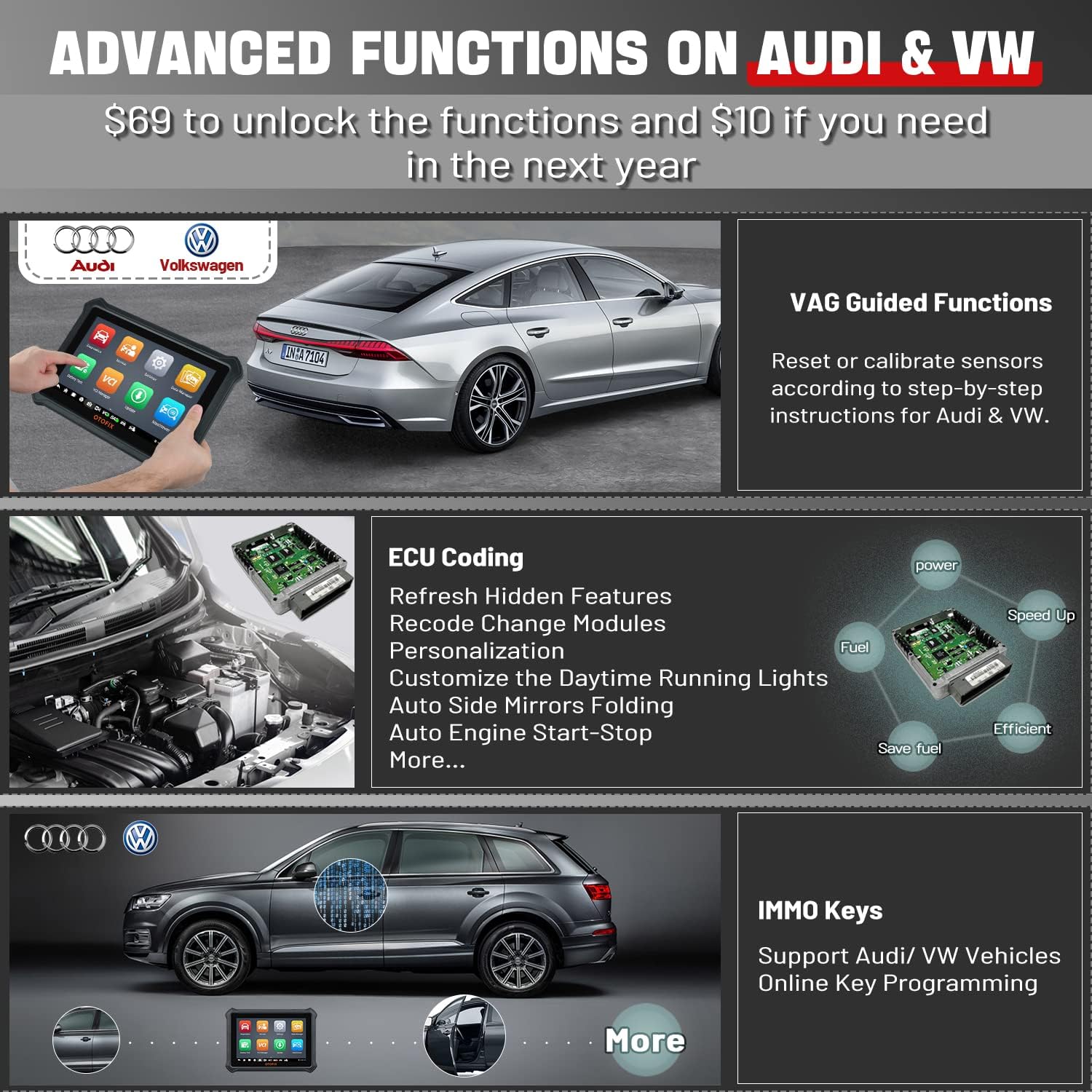 OTOFIX D1 Diagnostic Scanner with Bi-Directional Control, 2022 Newest Car Scan Tool Upgraded of Autel MP808 DS808 MS906, OE All Systems Diagnostics