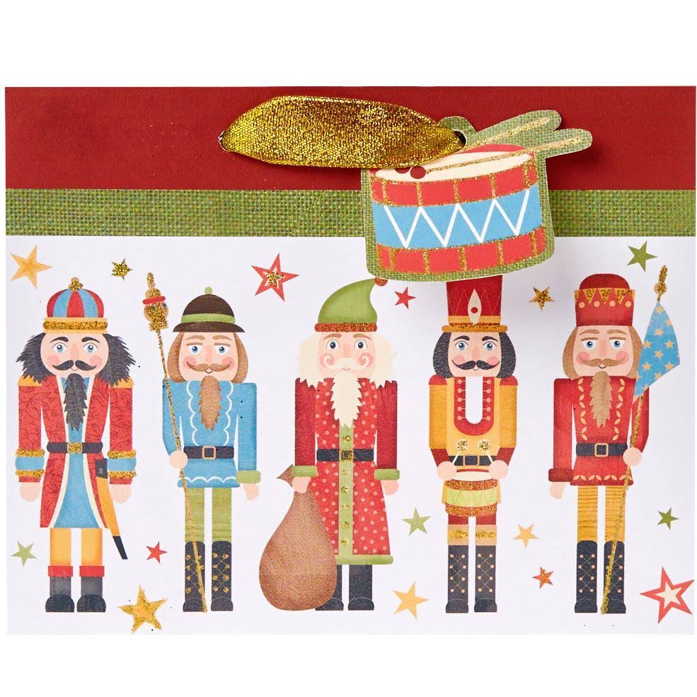 Jillson u0026 Roberts Small Gift Bags, Traditional Nutcracker, 60 Pieces