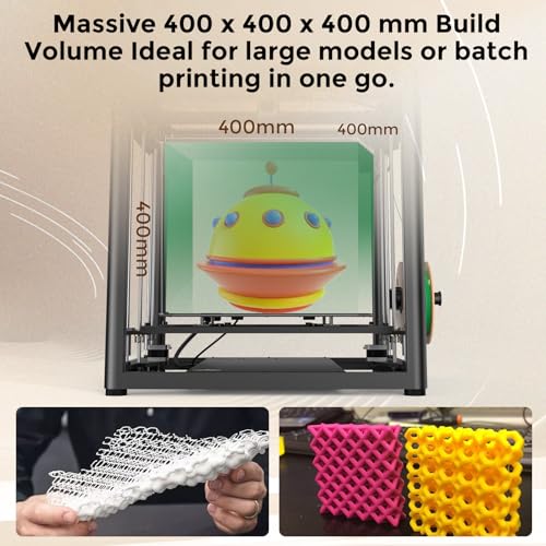 Creality Hi Combo 3D Printer, 4-Color CFS System, Auto RFID Filament Detection, 500mm/s Speed, All-Metal Frame, 260x260x300mm Build Volume