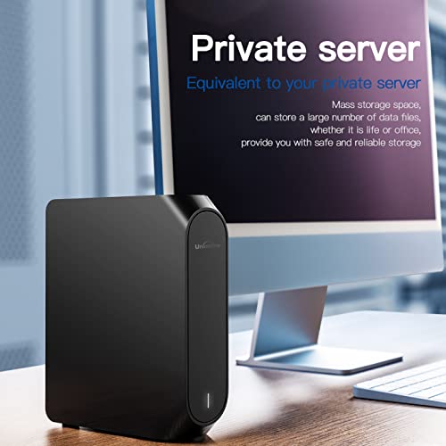 UnionSine 16TB 3.5" External Hard Drive USB3.2Gen2 Type-C HDD Storage Compatible for PC, Desktop, Laptop,TV(Black) HD3510