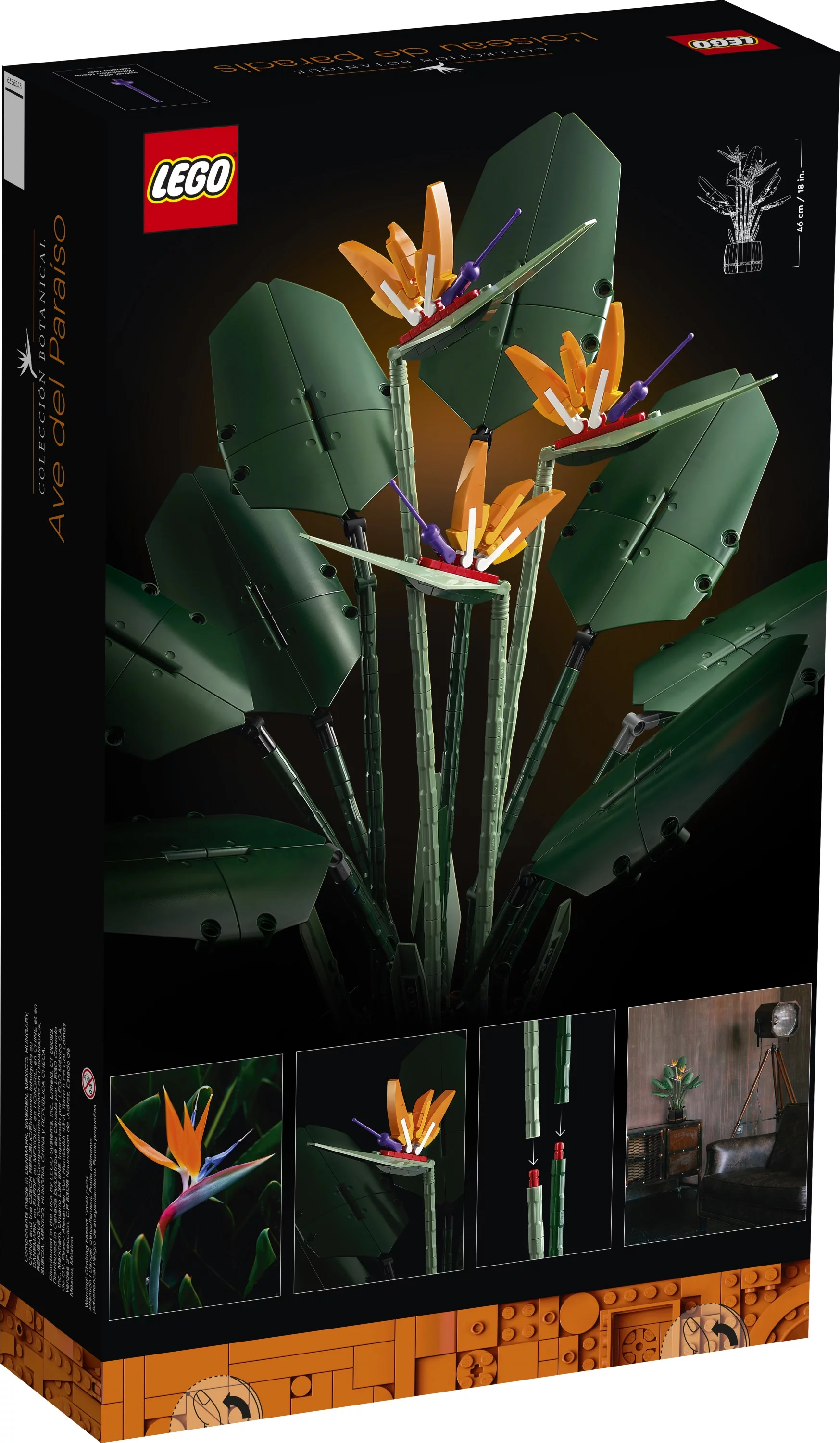 LEGO Icons Botanical Collection Bird of Paradise 10289, Flowers & Plants Model, DIY Set for Adults, Creative Activity, Office or Home Décor Gift Idea