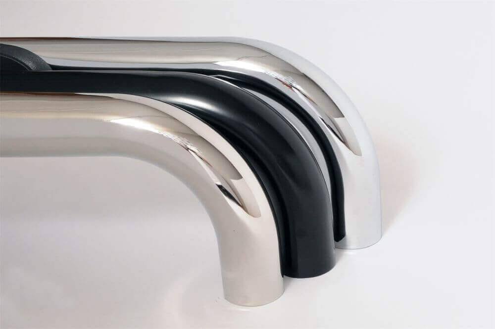 Dee Zee DZ374293 Stainless Steel Side Steps 3 in. Round Cab Length
