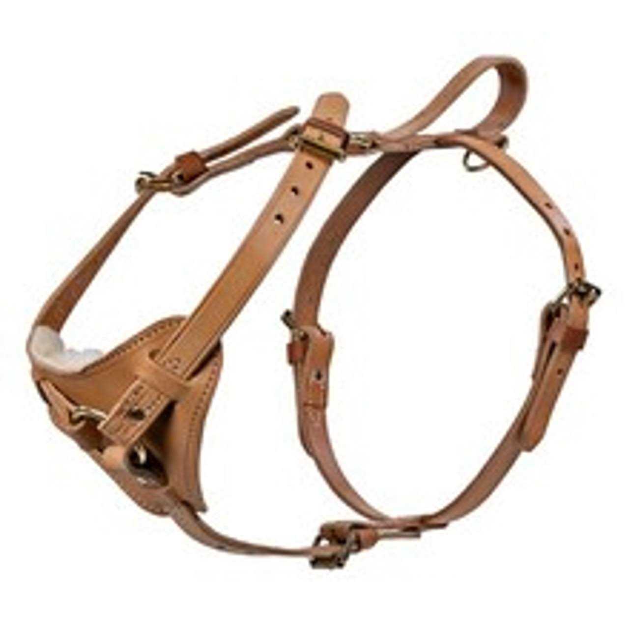 Signature k-9 Leather Tracking Harness - Pet Supplies online store