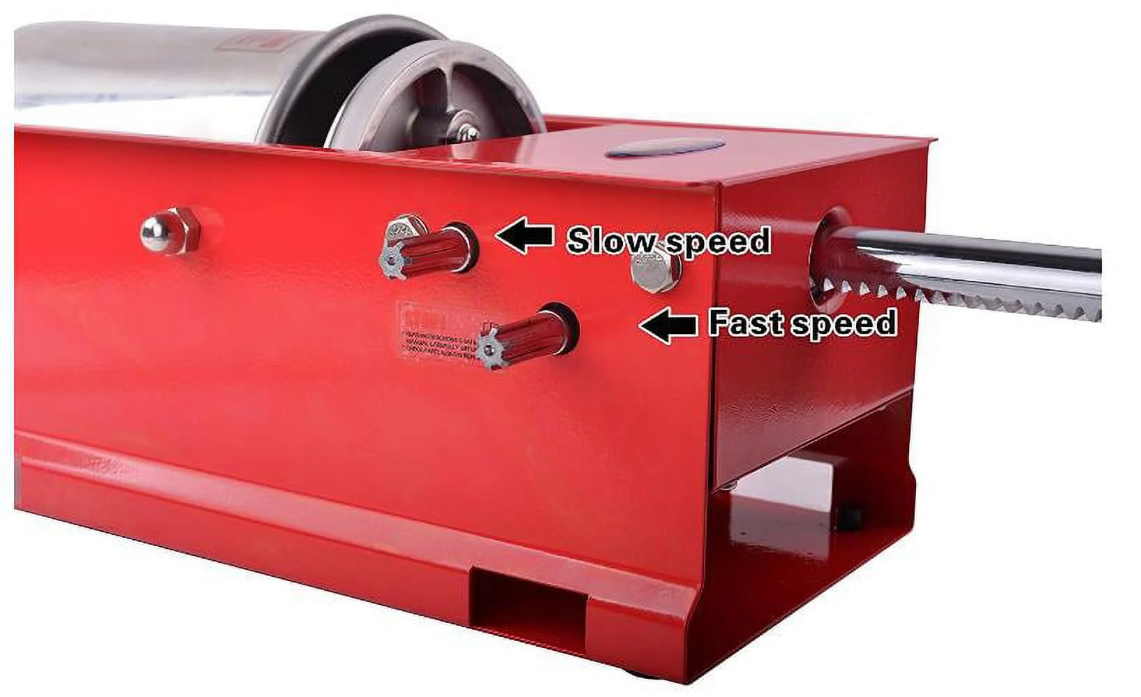 HAKKA 11 Lbs(5liter) Sausage Stuffer 2 Speed Steel Horizontal Sausage Stuffer Maker
