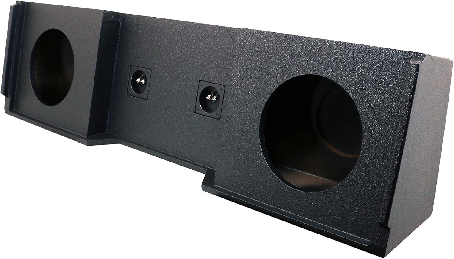 Atrend A152-10 Atrend Series 10-Inch Dual Down-Fire Subwoofer Boxes with Bed Liner Finish