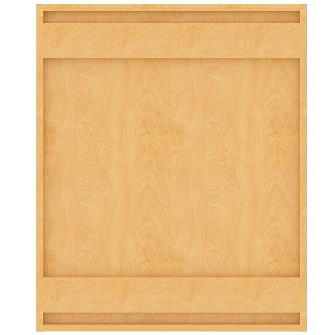 Tot Mate 3-Level Wall Cabinet, Laminate Wood, Maple, 30"W x 14 1/2"D x 36 1/2"H, RTA