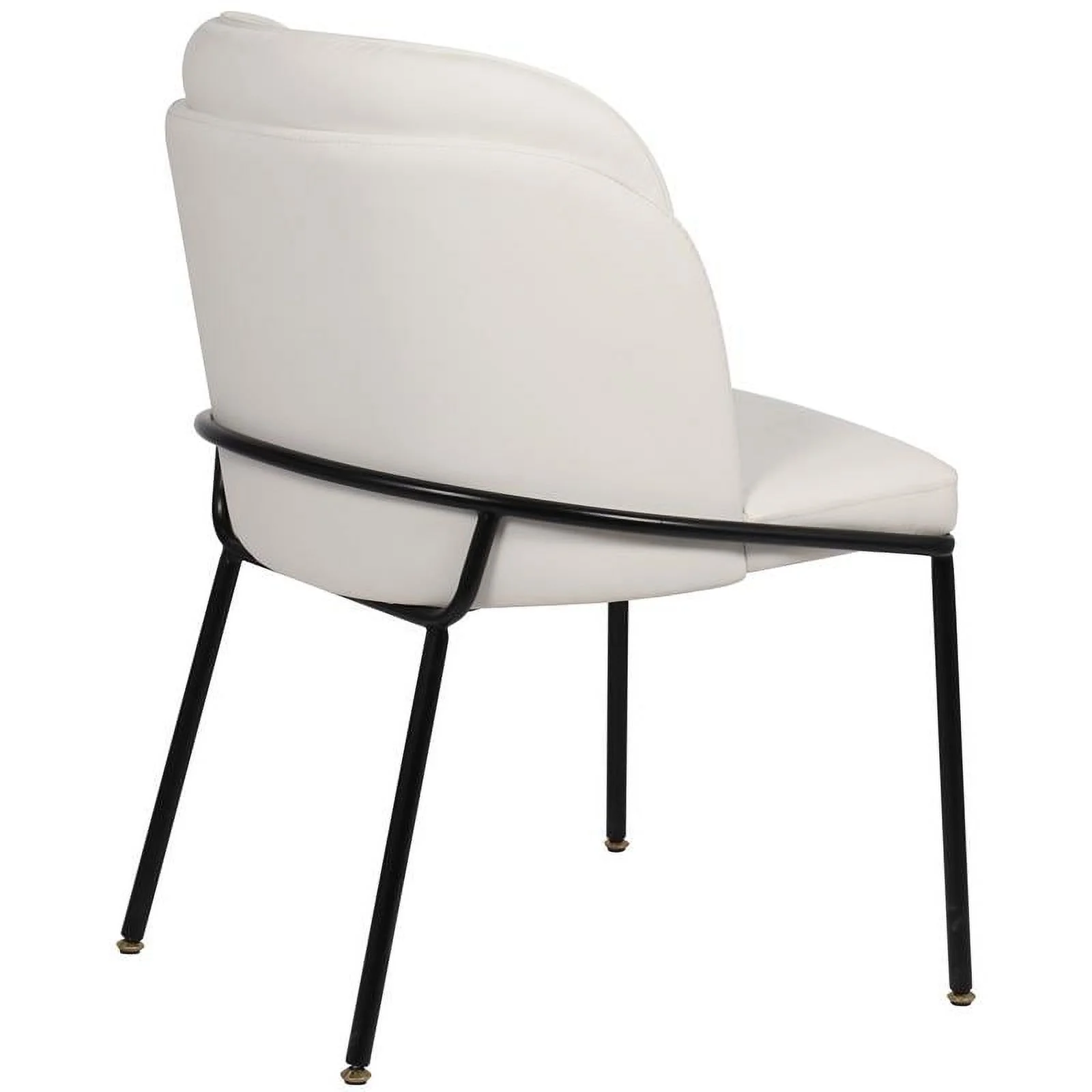 Meridian Furniture Jagger White Vegan Leather Dining Chair