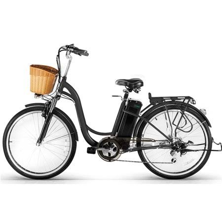 Nakto Camel City Electric Bicycle - Black- 36V 10Ah Lithium Battery - Step Thru Ebike, Beige