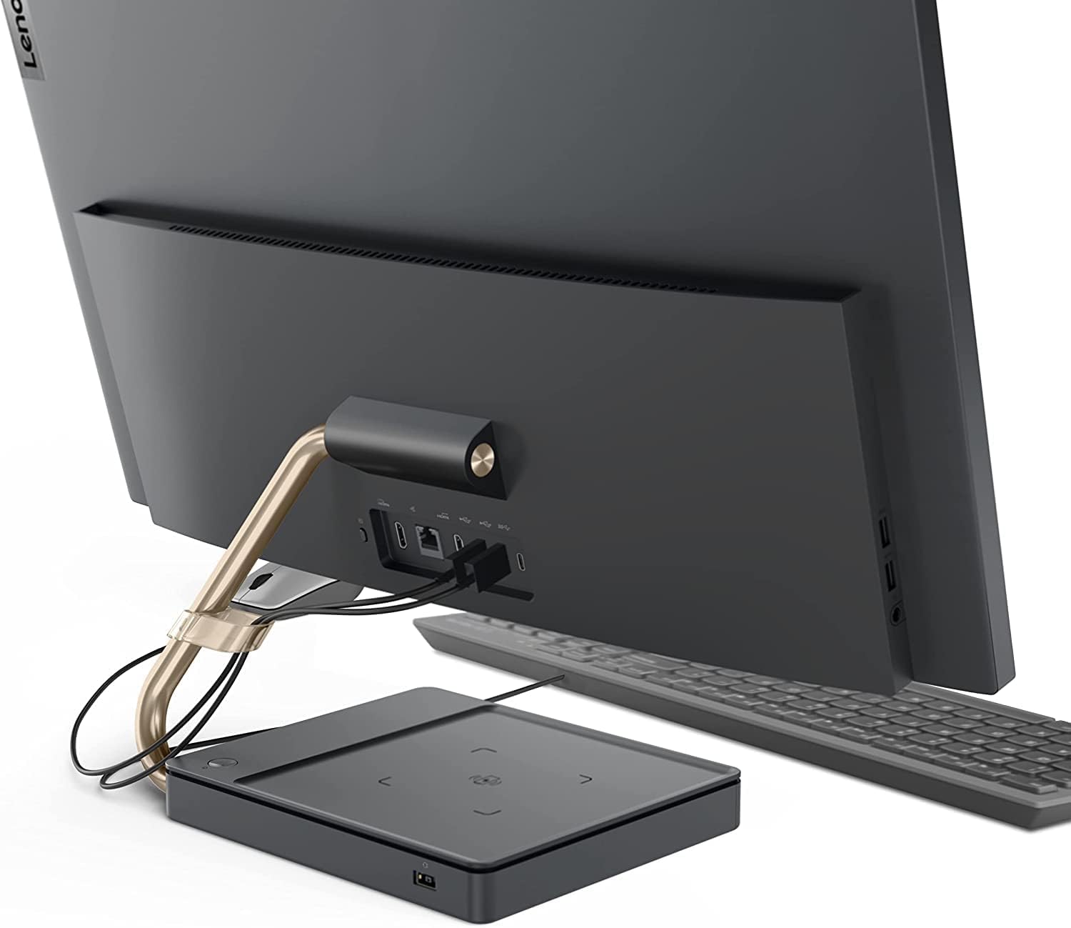 Lenovo IdeaCentre 5 AIO, 23.8" FHD Touchscreen All-in-One Desktop, AMD Ryzen 7 5700U Processor, 16GB RAM, 256GB SSD+1TB HDD, WiFi6, Bluetooth, Webcam