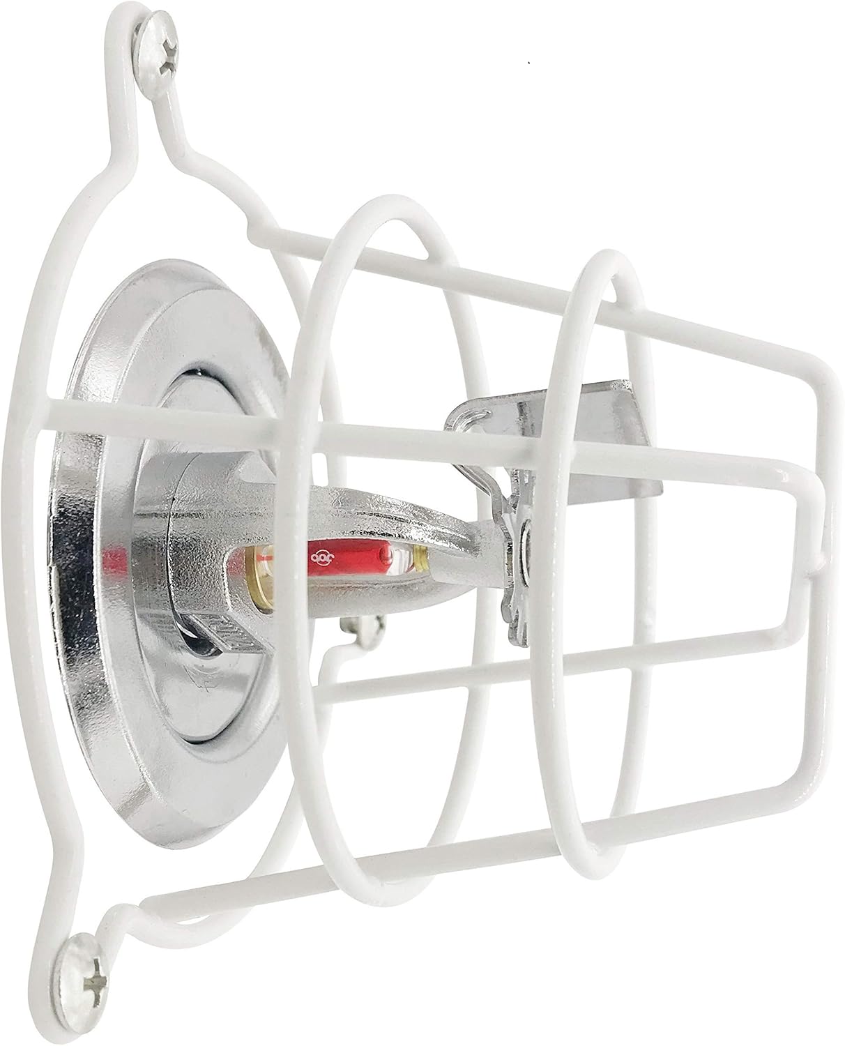 (10 Pack) TunaMax White Fire Sprinkler Head Cage Guard for Both 1/2" & 3/4" Sprinkler Head for Protecting Flush Mount & Side Wall & Semi
