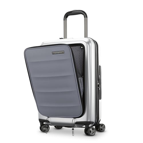 Samsonite Carry-On Pro Front Pocket Hardside Expandable 21-Inch Octiv Luggage: Durable & Impact Resistant, 360° Aero Trac Spinner Wheels