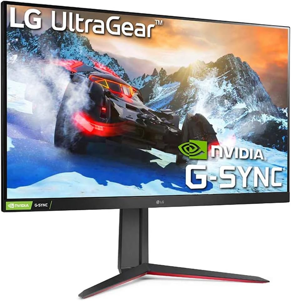 LG 32GN63T-B 32'' Ultragear QHD 165Hz HDR10 Monitor with NVIDIA G-SYNC Compatibility and AMD FreeSync Premium (Renewed)
