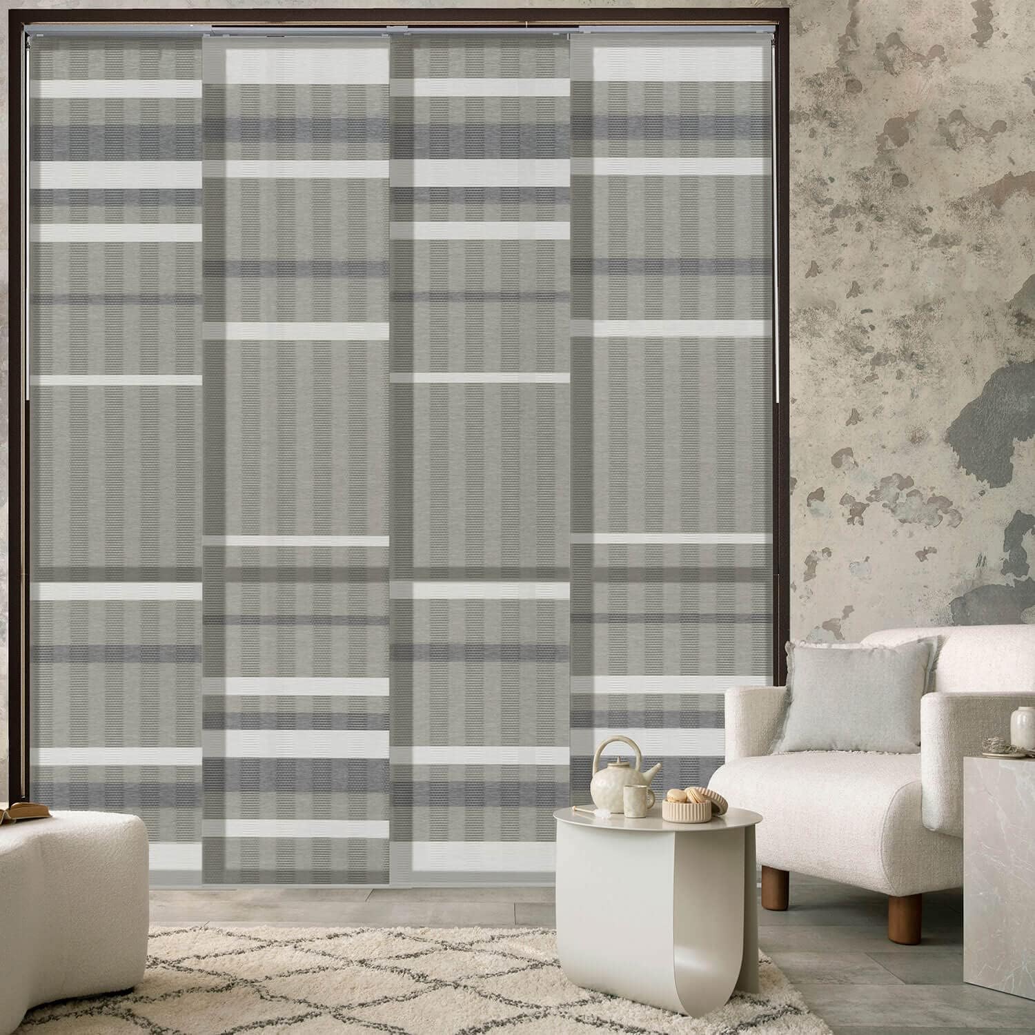 GoDear Design Adjustable Vertical Blinds, Panel Track Blinds, Sliding Glass Door Blinds, Closet Doors, Room Dividers