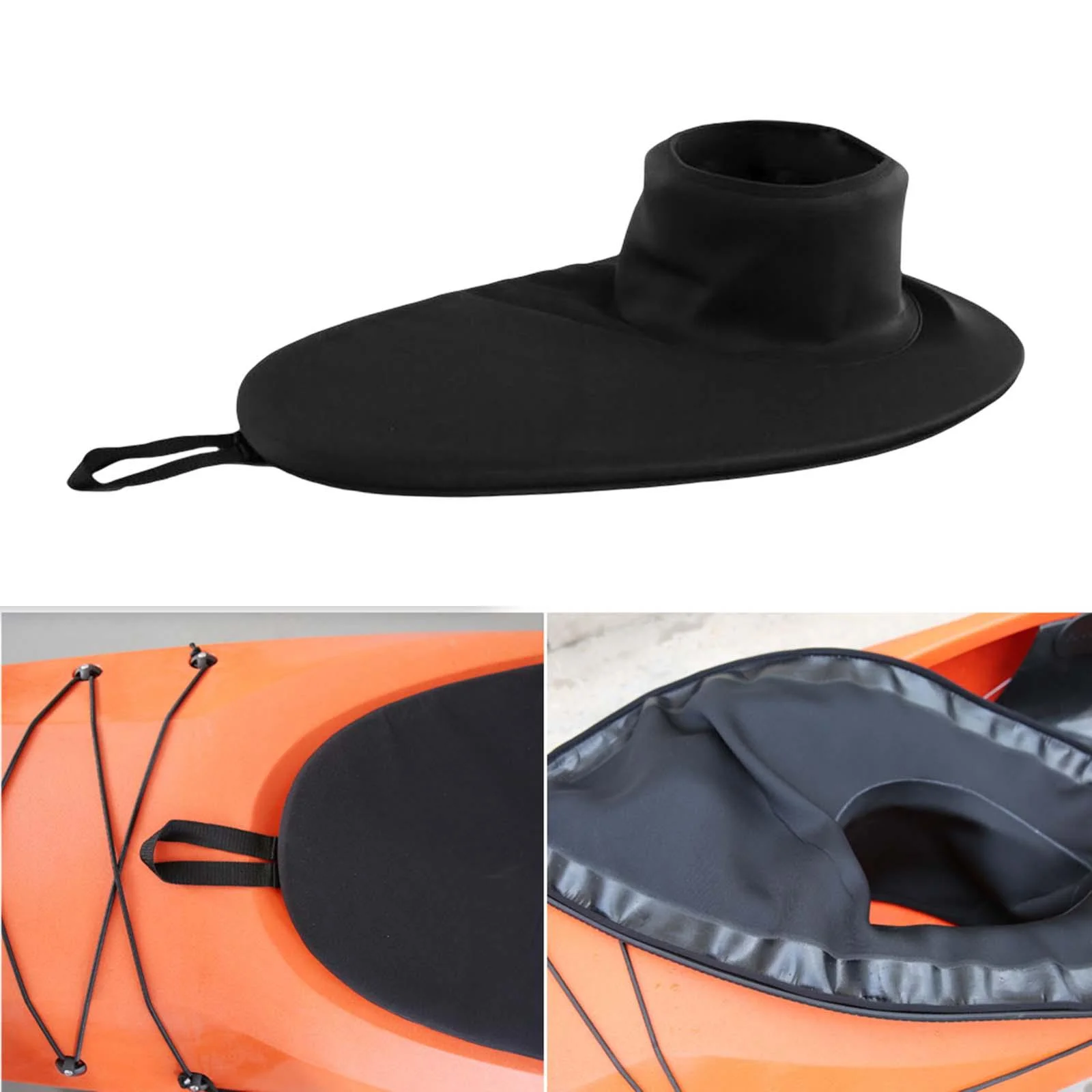 Kayak Skirt, Adjustable Neoprene Kayak Spray Skirts, Kayak Skirt Cover, Universal Waterproof Cover Canoe Spray Skirt, Water Sports Accessories
