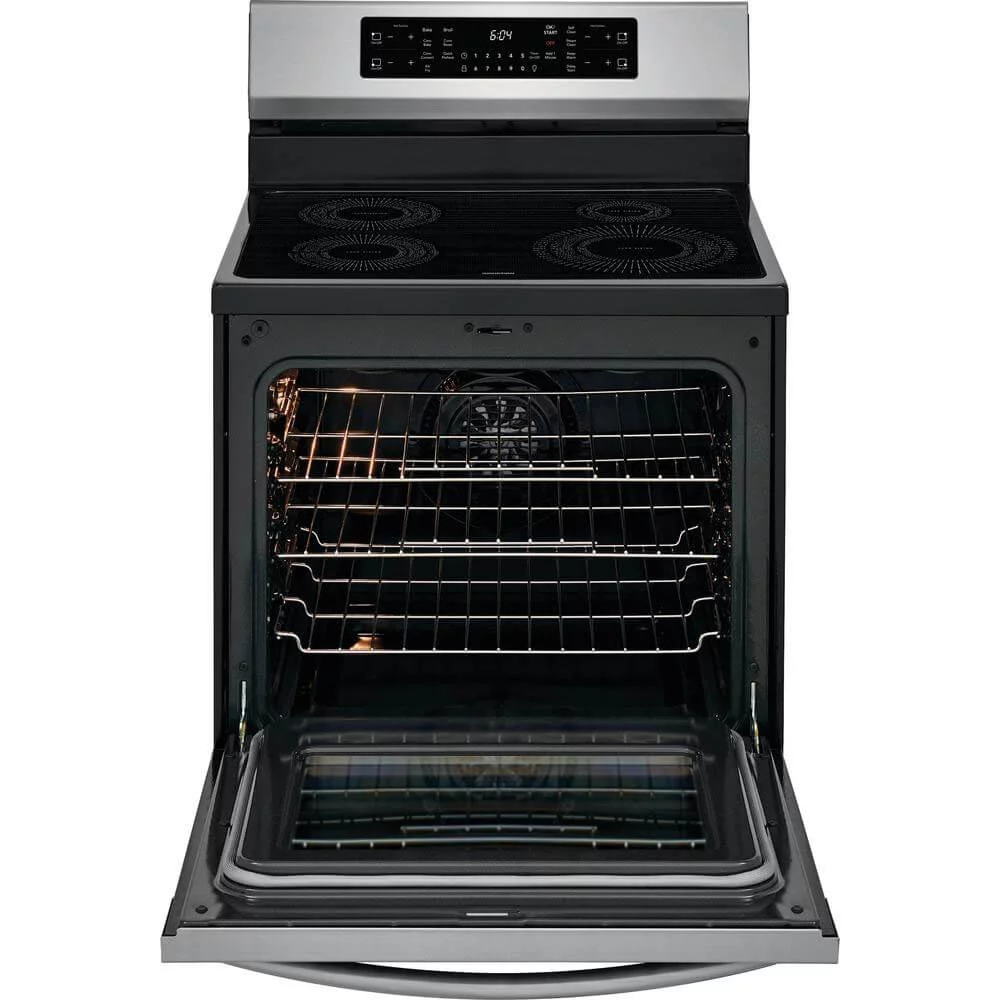Frigidaire GCRI3058AF 30 Gallery Series Induction Range with 4 Elements 5.4 cu. ft. Capacity Air Fry and Steam Cleaning Option in Fingerprint