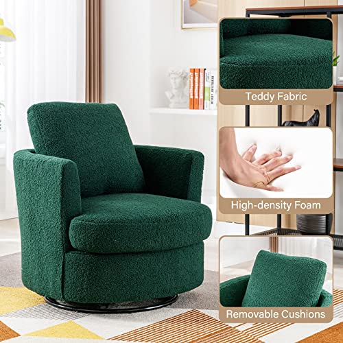 ODUWA Swivel Barrel Chair Set of 2