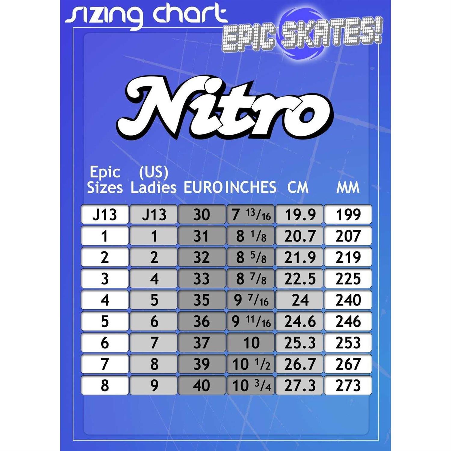 Epic Super Nitro Quad Speed Roller Skates - Sports Supplies Online Store