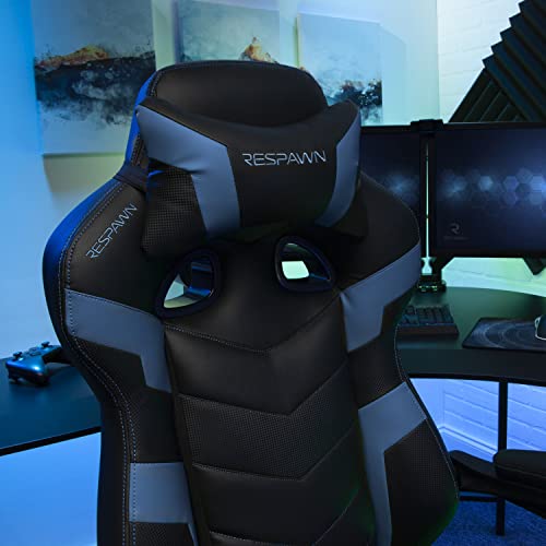 RESPAWN 110 Pro Gaming Chair - Gaming Chair with Footrest, Reclining Gaming Chair, Video Gaming Computer Desk Chair, Adjustable Desk Chair