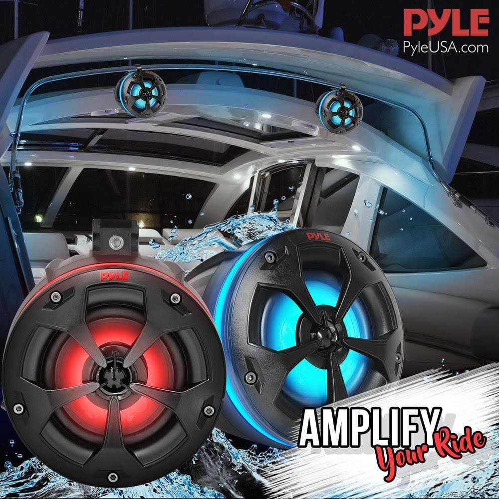 Pyle Plutv45btr Waterproof 2 Way 4 inch 800W Marine Grade Tower Speakers System at VM Express