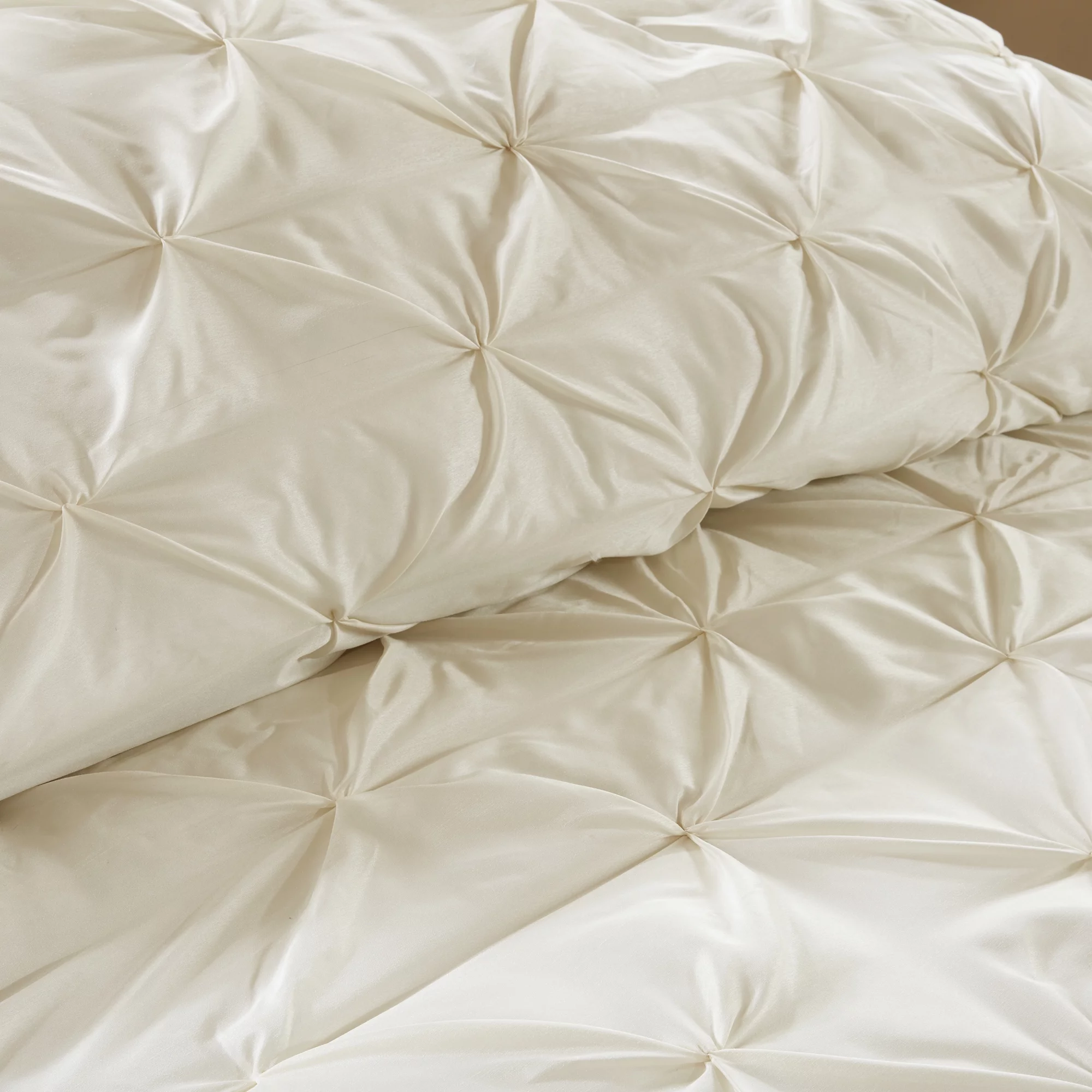 Home Essence Emma 24 Piece Room in a Bag Comforter Set with Sheets, King, Ivory