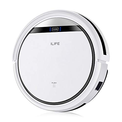 ILIFE V3s Pro Robot Vacuum Cleaner, Tangle-free Suction , Slim, Automatic Self-Charging Robotic Vacuum Cleaner, Daily Schedule Cleaning