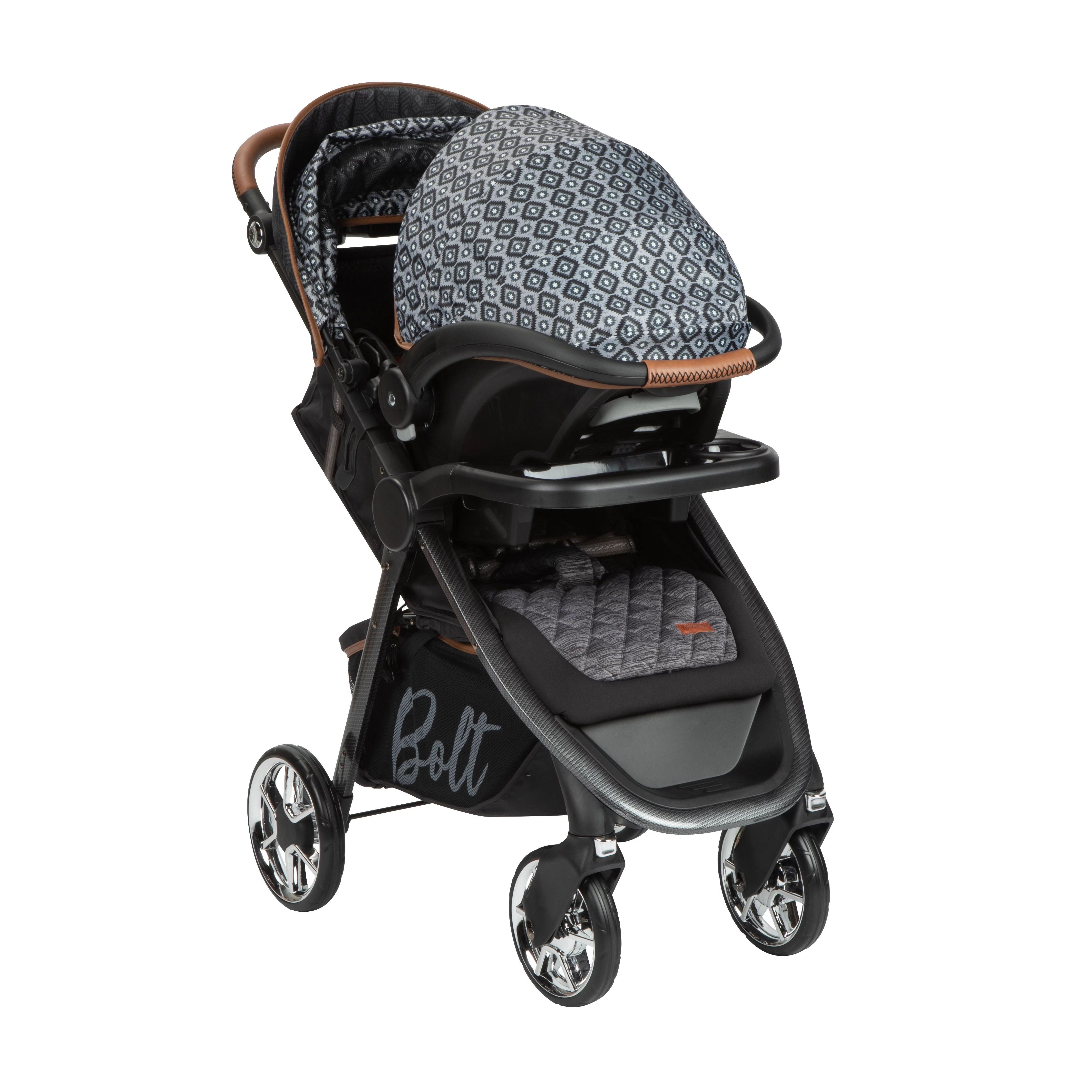 Monbebe Bolt Travel System Stroller and Infant Car Seat, Urban Boho - Radiant Selections