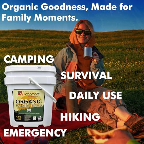 Numanna Organic Family Pack Bucket 162 Servings | USDA Organic