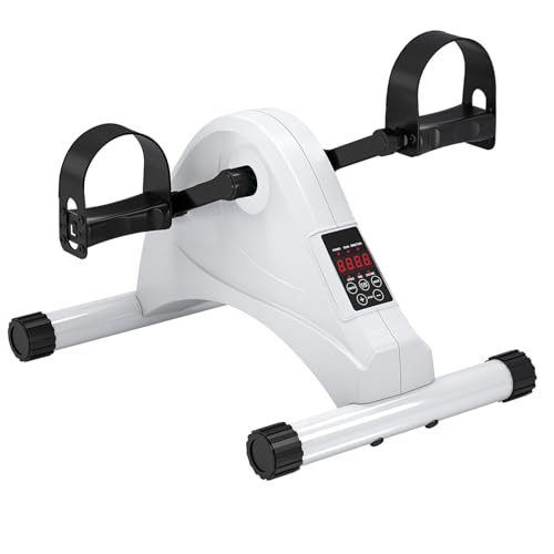 Pedal Exerciser for Seniors, Under Desk Elliptical Machine for Home Office, Household elderly fitness rehabilitation bicycle