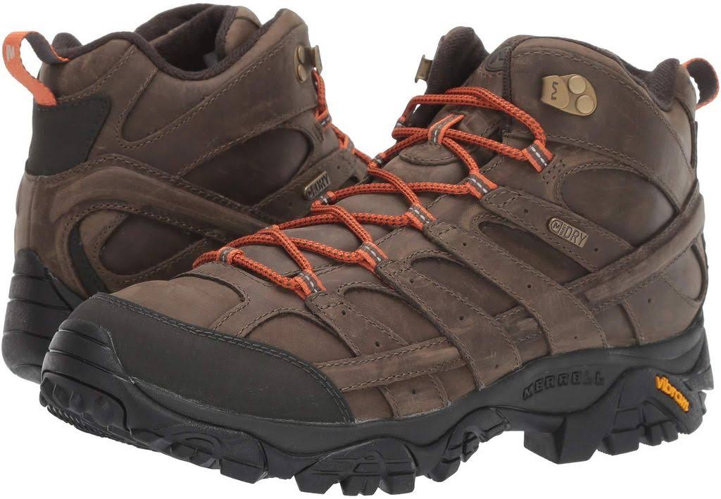Merrell Moab 2 Prime Mid Waterproof Men&s Canteen / 7.5 / Wide
