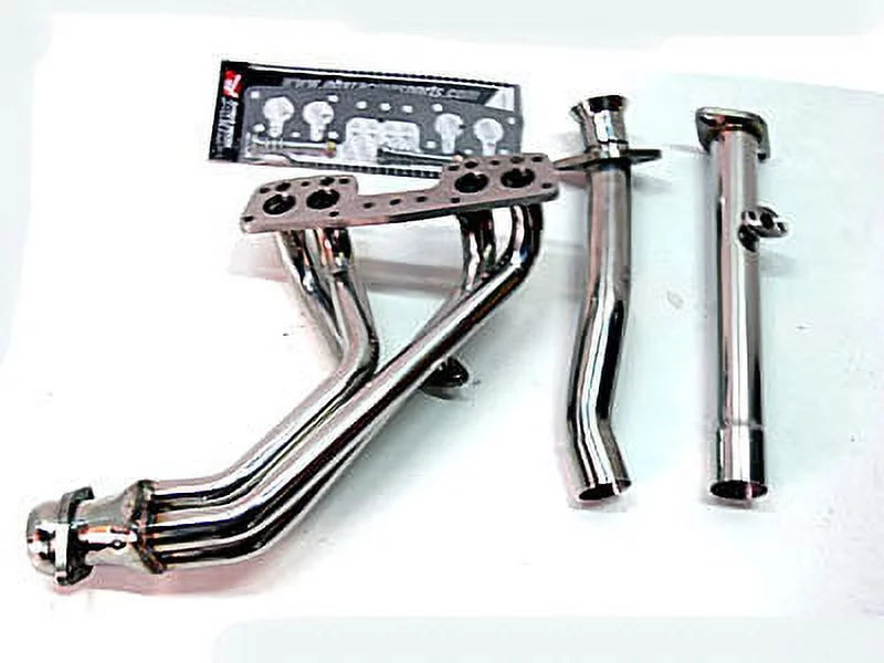 OBX-RS Stainless Header Fitment For 89 to 95 Toyota Pick Up 2WD 2.4L Only 22R-E 5Speed Only