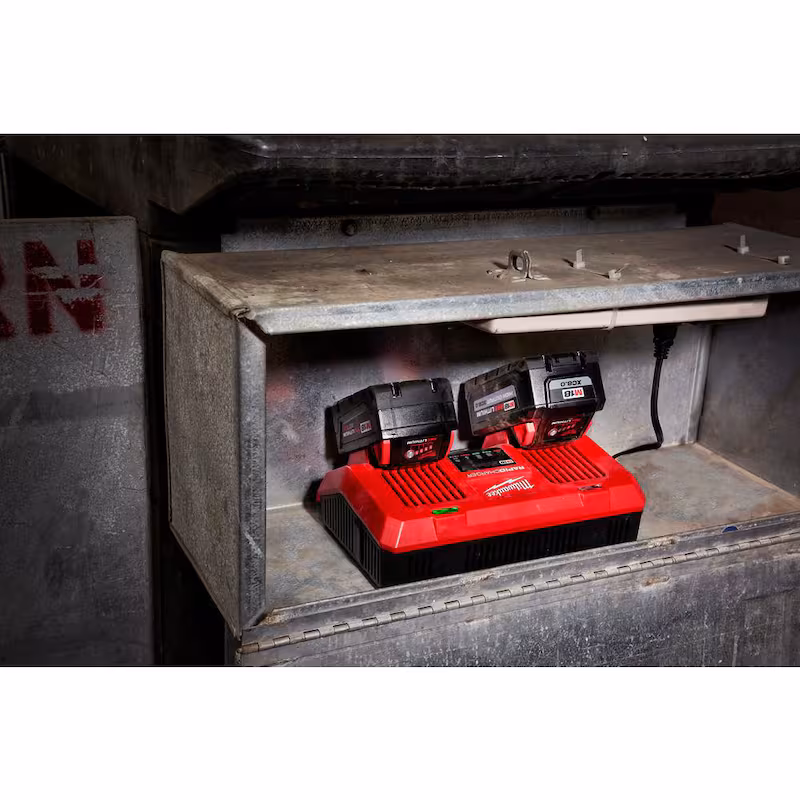 M18 18-Volt Lithium-Ion Dual Bay Rapid Battery Charger