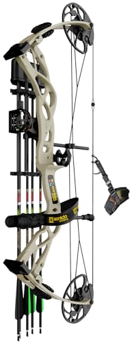 Sanlida Dragon X9 Ready to Hunt Compound Bow Package for Adults, Archery Compound Bow and Arrow Set, 0-70 Lbs Draw Weight, No Bow Press Needed