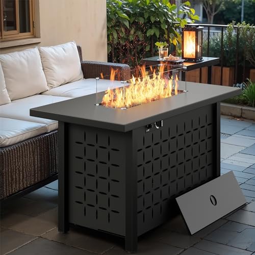 Vongrasig 6 Pieces Outdoor Patio Furniture Set, PE Wicker Rattan Sectional Sofa Patio Conversation Sets with Coffee Table for Garden, Backyard