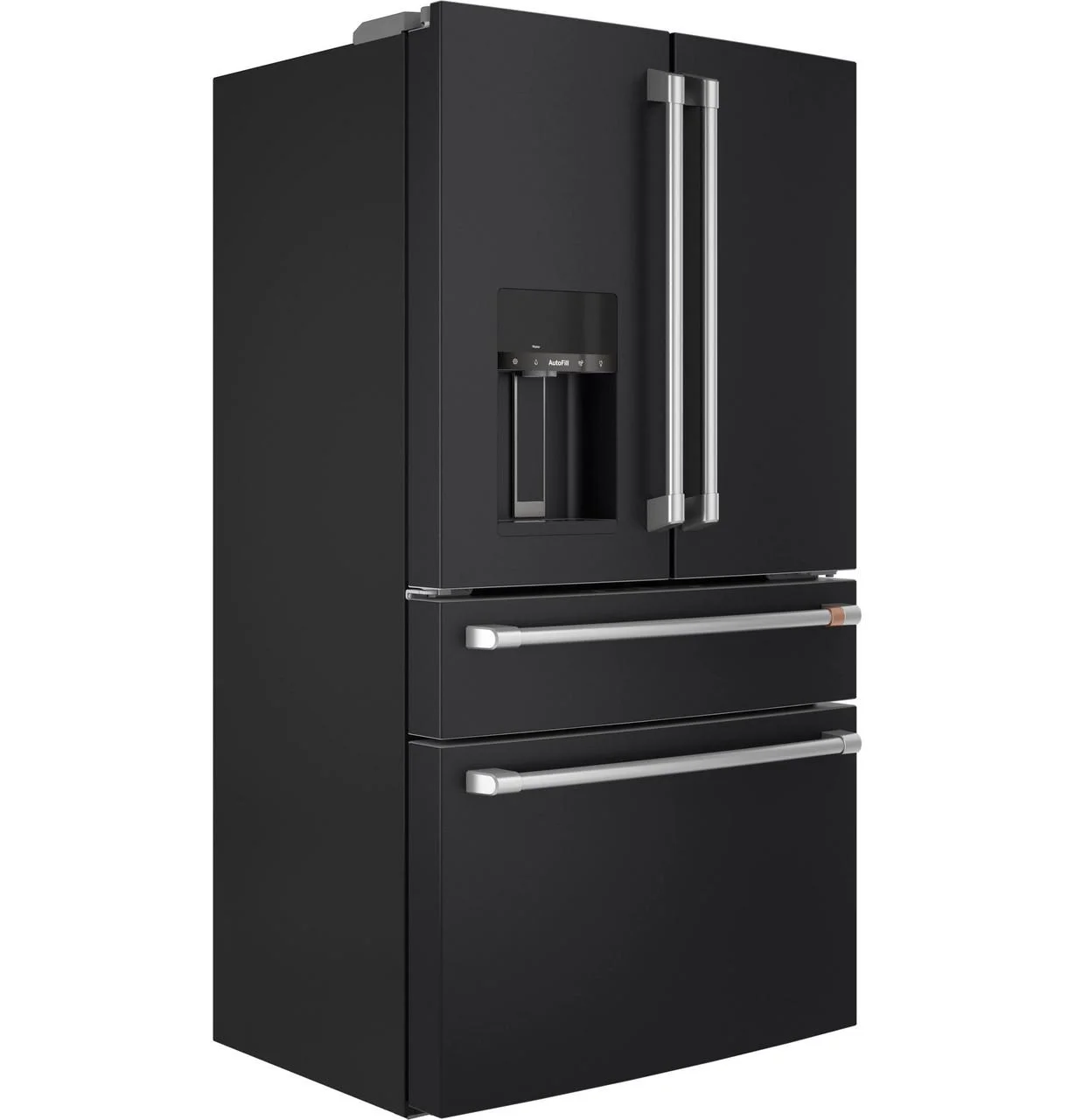 Cafe Cxe22dp4p 36" Wide 22.3 Cu. Ft. Smart Counter-Depth 4-Door French-Door Refrigerator -