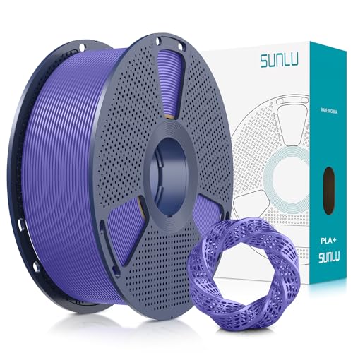SUNLU 3D Printer Filament Bundle, PLA Plus Filament 10KG 1.75mm, Neatly Wound Filament for Most 3D Printer, 10 Colors, 1kg Spool